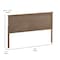 Flash Furniture King Light Brown Herringbone Adjustable Headboard MG-97881-KHB-K-LTBRN-GG - alternate 8